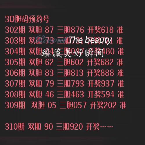 今日3d精准预测最新推荐,今日3d精准预测最新推荐号码